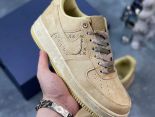 Nike Air Force 1 2024全新男女款棕色低幫休閒板鞋