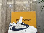 Travis Scott x LV x Air Jordan 1 Low OG SP 2024新款男女生低幫倒鉤LV聯名暴力熊深藍白