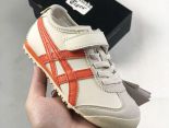 亞瑟士Onitsuka Tiger 系列 鬼冢虎板鞋童鞋 魔術貼款