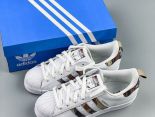 Adidas Originals Superstar 2021新款 女款貝殼頭經典百搭休閑運動板鞋 帶半碼