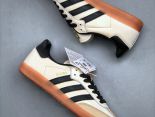 Adidas originals Samba OG 2024新款男女鞋 奶茶黑色板鞋