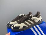 adidas Wales Bonner x Samba 2024新款女鞋奶牛紋復古低幫休閒板鞋 