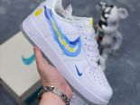 Nike Air Force 1 '07 Low BAPE聯名-彩勾 2024全新男女款低幫休閒鞋