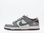 Nike SB Dunk Low Yuto Horigome 聯名 2023全新男女款灰白羽毛灰紅復古低幫休閒運動滑板板鞋