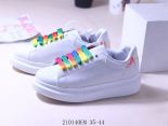 Alexander McQueen sole sneakers 2020新款 高奢品牌亞歷山大·麥昆增高厚底男女生休閒運動小白鞋