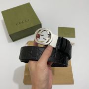 gucci皮帶 古馳2022新款 HF0523-03牛皮壓花紋時尚腰帶