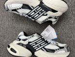 Adidas XLG Runner Deluxe 2024新款情侶鞋 低幫銀黑色厚底增高老爹風復古緩震休閒運動慢跑鞋