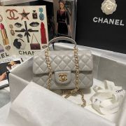 chanel包包 香奈兒2023新款手提包 DSAS2431翻蓋單肩斜挎包