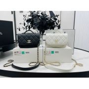 chanel包包 香奈兒2022新款手提包 DSA68097郵差包單肩斜挎包